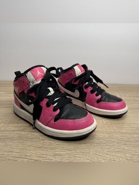 Nike Air Jordan 1 Mid PS Pinksicle Retro Sneakers Size 11c
